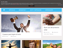 Tablet Screenshot of ejemplosdevida.com